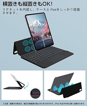 Amazon.co.jp: iPad 10世代/11世代 A16用 キーボード付きケース